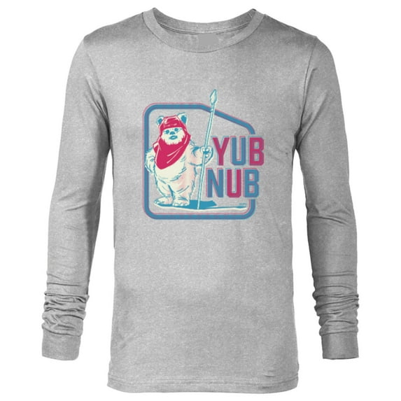Star Wars Return of the Jedi Ewok Yub Nub Retro - Long Sleeve T-Shirt for Men - Customized-Athletic Heather