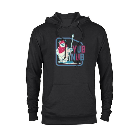 Star Wars Return of the Jedi Ewok Yub Nub Retro - Pullover Hoodie for Adults - Customized-Black