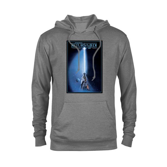 Star Wars Return of the Jedi Lightsaber Movie Poster - Pullover Hoodie for Adults - Customized-Athletic Heather