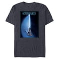 thumbnail image 1 of Star Wars Return of the Jedi Lightsaber Movie Poster - Short Sleeve Blended T-Shirt for Adults - Customized-Navy Heather, 1 of 5