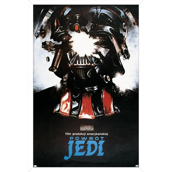 Star Wars: Return of the Jedi - Polish One Sheet Wall Poster, 22.375" x 34" Framed
