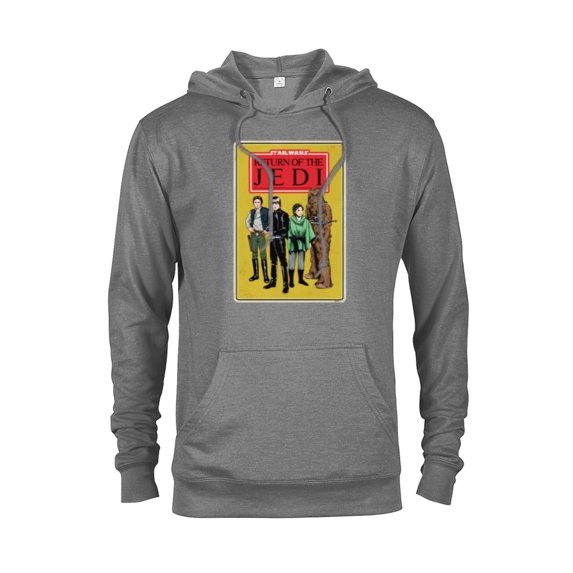 Star Wars Return of the Jedi - Pullover Hoodie for Adults - Customized-Graphite Heather