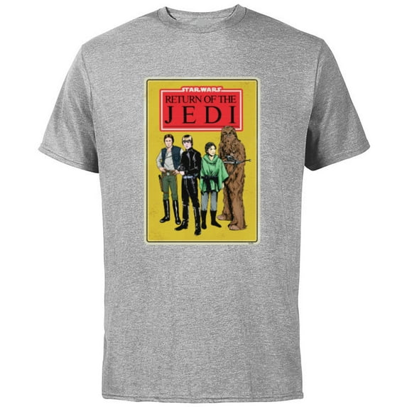 Star Wars Return of the Jedi - Short Sleeve Cotton T-Shirt for Adults - Customized-Athletic Heather