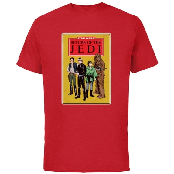 Star Wars Return of the Jedi - Short Sleeve Cotton T-Shirt for Adults - Customized-Red