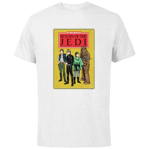Star Wars Return of the Jedi - Short Sleeve Cotton T-Shirt for Adults - Customized-White