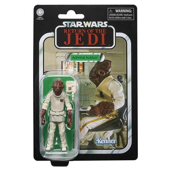 Star Wars Return of the Jedi: The Vintage Collection Admiral Ackbar Kids Toy Action Figure for Boys and Girls (9”)