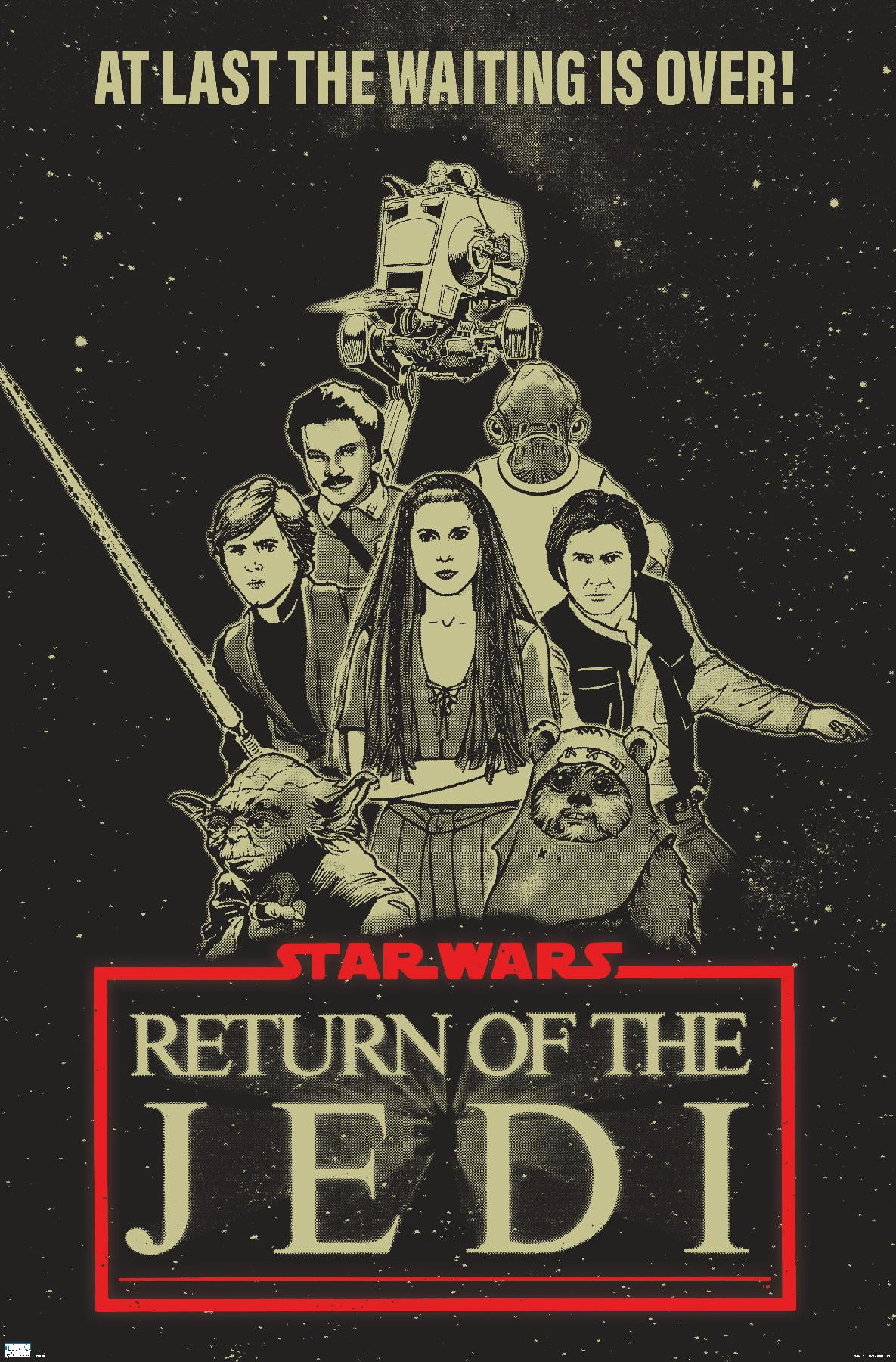 Star Wars: Return of the Jedi - The Wait Is Over Wall Poster, 22.375" x 34"