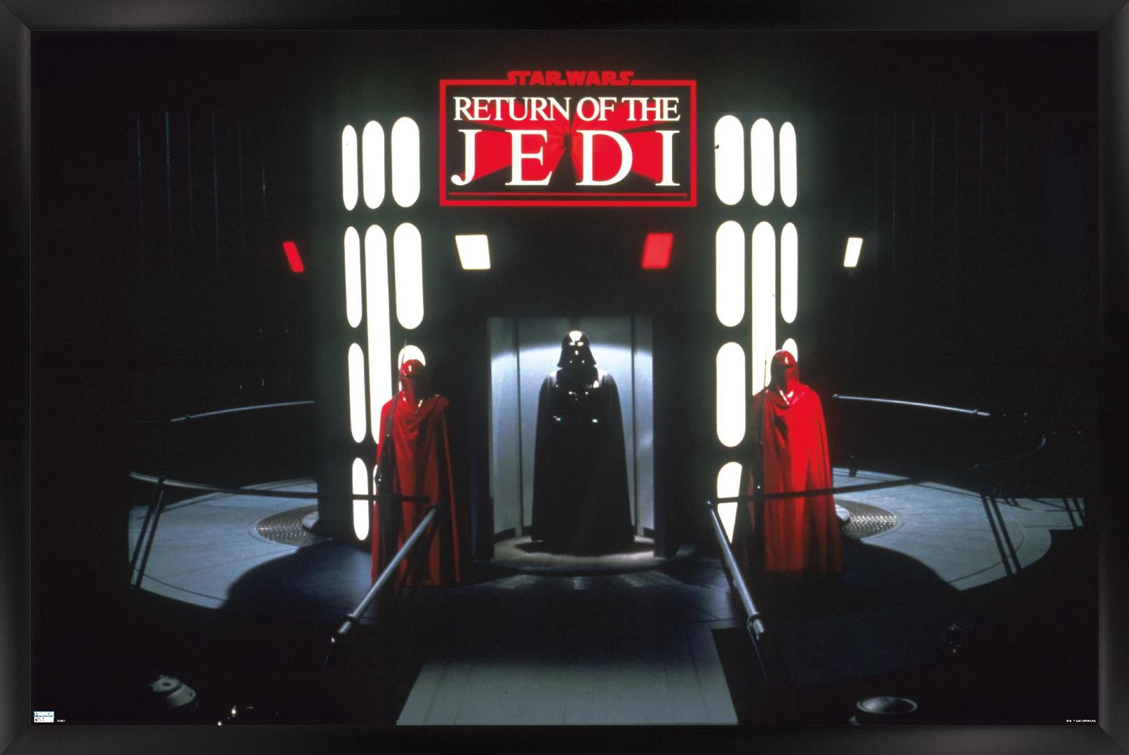 Star Wars: Return of the Jedi - Vader and Royal Guard Wall Poster, 14.725" x 22.375" Framed