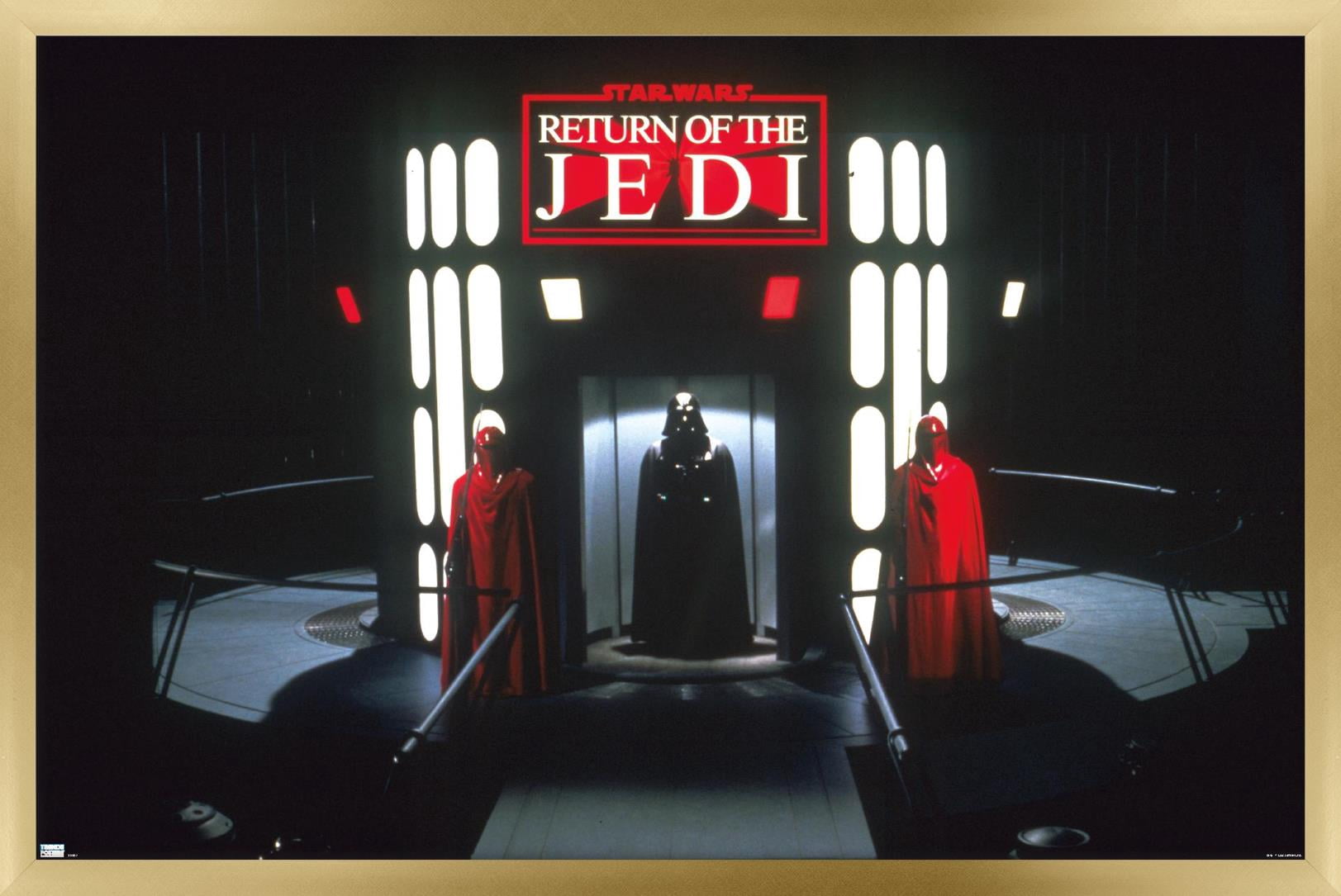 Star Wars: Return of the Jedi - Vader and Royal Guard Wall Poster, 22.375" x 34" Framed