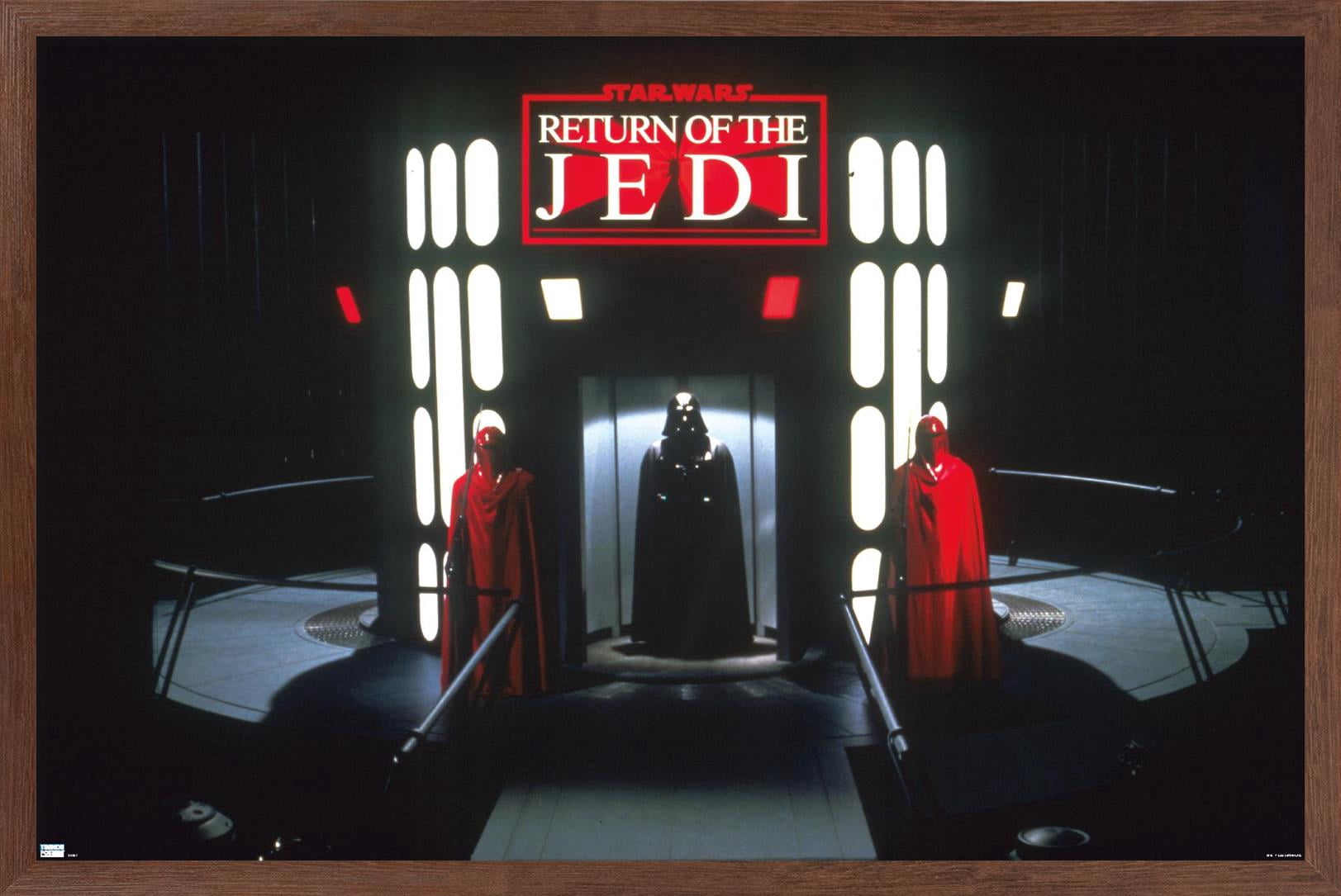 Star Wars: Return of the Jedi - Vader and Royal Guard Wall Poster, 22.375" x 34" Framed