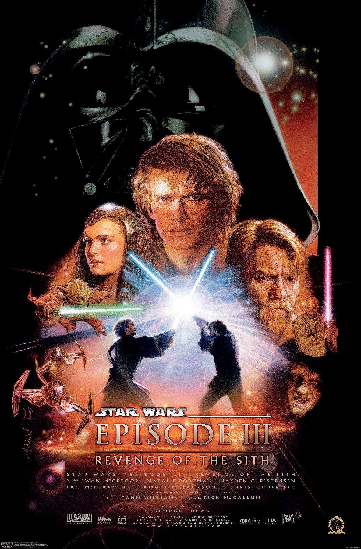 Star Wars: Revenge Of The Sith - One Sheet Wall Poster, 24" x 36"