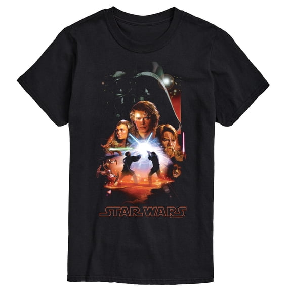 Star Wars - Revenge Of The Sith Poster - Men's Short Sleeve Graphic T-Shirt