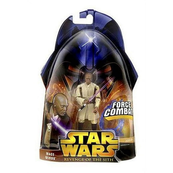 Star Wars Revenge of the Sith: 3-3/4" Mace Windu With Force Attack Action