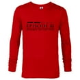 thumbnail image 1 of Star Wars Revenge of the Sith Episode 3 Movie Logo - Long Sleeve T-Shirt for Men - Customized-New Red, 1 of 5