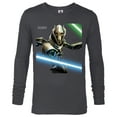 thumbnail image 1 of Star Wars Revenge of the Sith General Grievous Lightsabers - Long Sleeve T-Shirt for Men - Customized-Charcoal Heather, 1 of 5