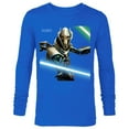 thumbnail image 1 of Star Wars Revenge of the Sith General Grievous Lightsabers - Long Sleeve T-Shirt for Men - Customized-Royal, 1 of 5
