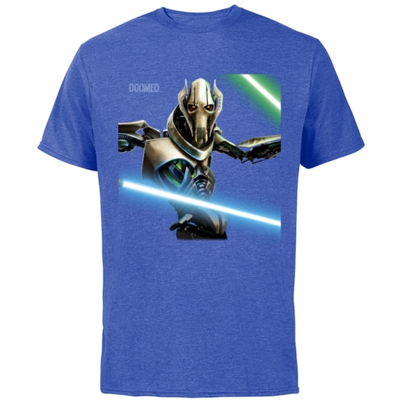 Star Wars Revenge of the Sith General Grievous Lightsabers - Short Sleeve Cotton T-Shirt for Adults - Customized-Royal Heather