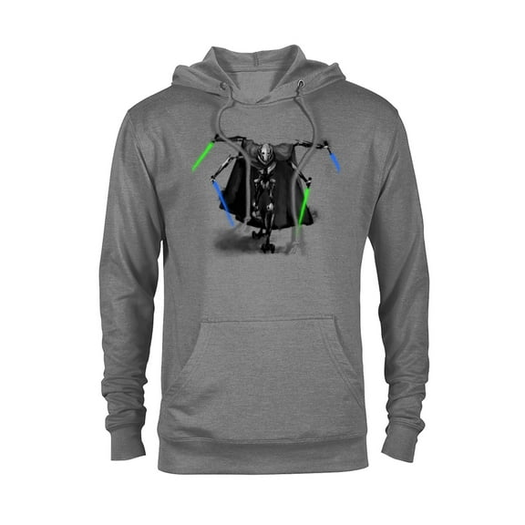 Star Wars Revenge of the Sith General Grievous - Pullover Hoodie for Adults -Customized-Graphite Heather