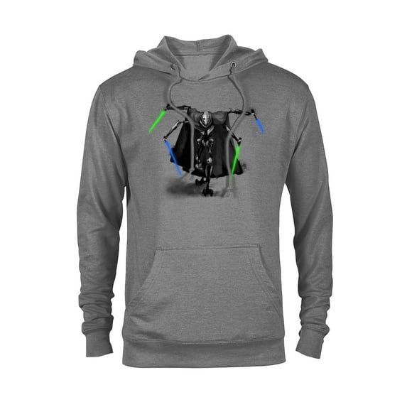 Star Wars Revenge of the Sith General Grievous - Pullover Hoodie for Adults -Customized-Graphite Heather