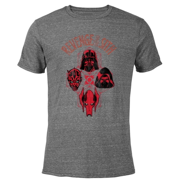 Star Wars Revenge of the Sith Lords - Short Sleeve Blended T-Shirt for Adults - Customized-Dark Heather
