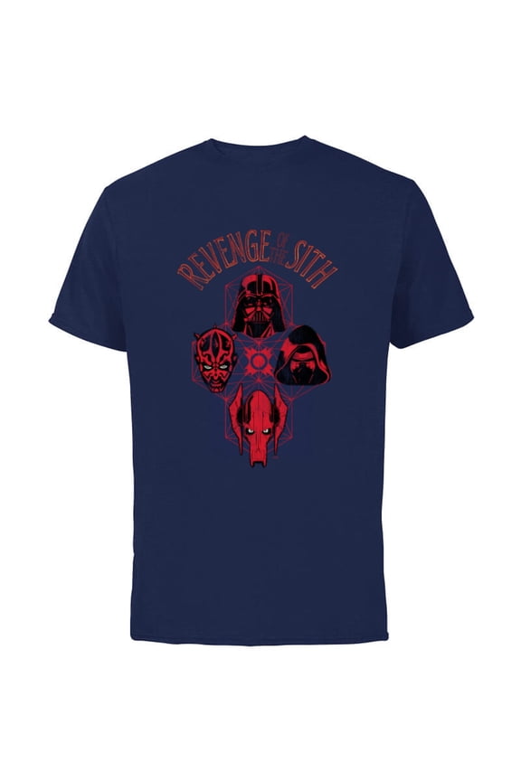 Revenge of the Sith Lords - Short Sleeve Cotton T-Shirt for Adults - Customized-Navy