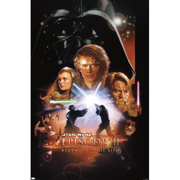 Star Wars: Revenge of the Sith - One Sheet (No Billing Block) Wall Poster, 22.375" x 34"