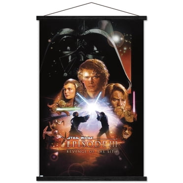 Star Wars: Revenge Of The Sith Movie Poster – Print & Unframed Canvas Options Available