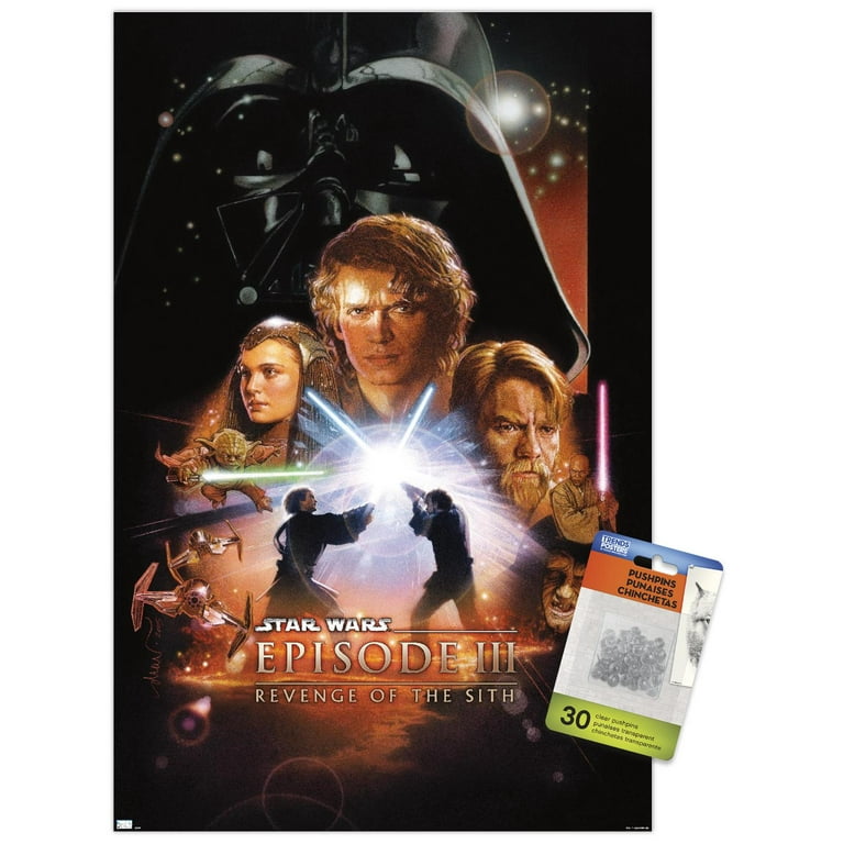 STAR WARS EPISODE 1、3 B2ポスター 2点セット Star Wars: Revenge of the Sith - One Sheet (No Billing Block