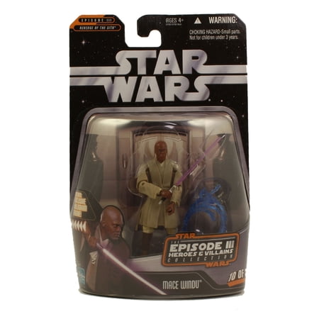 Star Wars - Revenge of theSith (ROTS) Action Figure - MACE WINDU (3.75 inch)