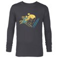 thumbnail image 1 of Star Wars Rey Artistic Portrait - Long Sleeve T-Shirt for Men - Customized-Charcoal Heather, 1 of 5
