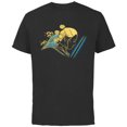 thumbnail image 1 of Star Wars Rey Artistic Portrait - Short Sleeve Cotton T-Shirt for Adults - Customized-Black, 1 of 5