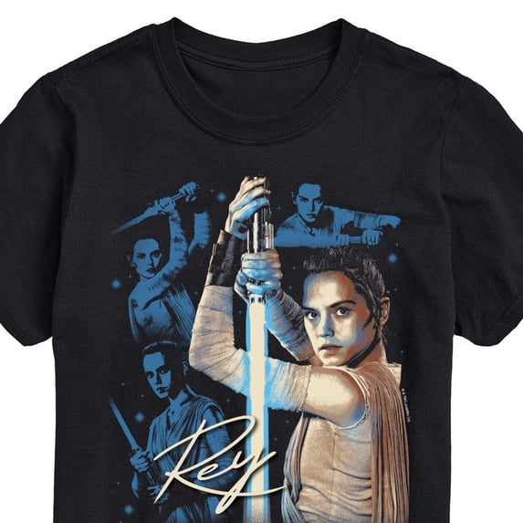Star Wars - Rey Lightsaber - Men's Short Sleeve Graphic T-Shirt