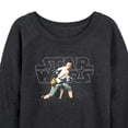 thumbnail image 1 of Star Wars - Rey Logo - Women's French Terry Long Sleeve Pullover, 1 of 4