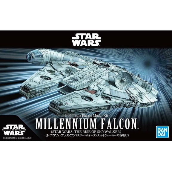 Bandai Star Wars Millennium Falcon The Rise of Skywalker 1/144 Scale