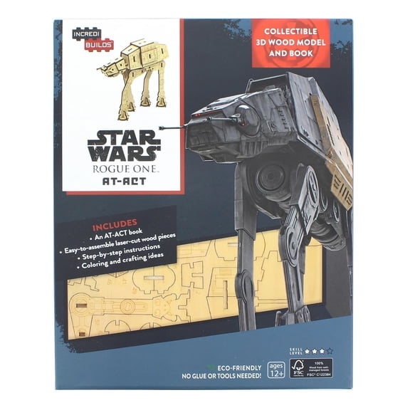 Star Wars Rogue One AT-ACT IncrediBuilds 3D Wood Model