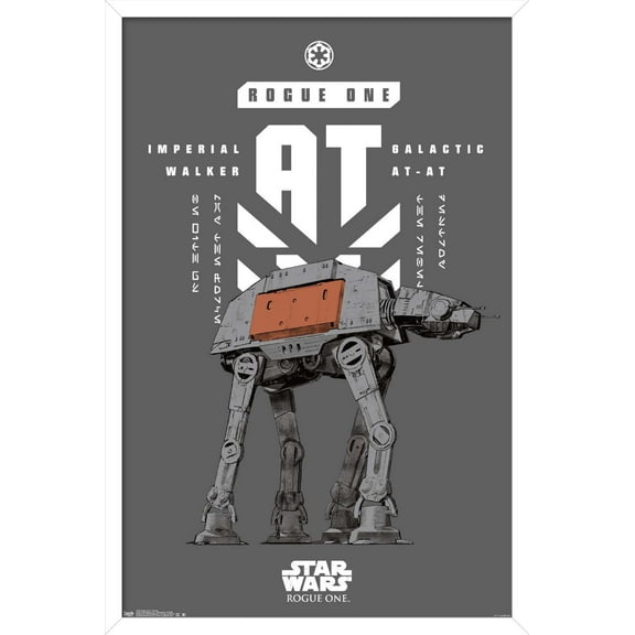 Star Wars: Rogue One - Banner Wall Poster, 14.725" x 22.375", Framed