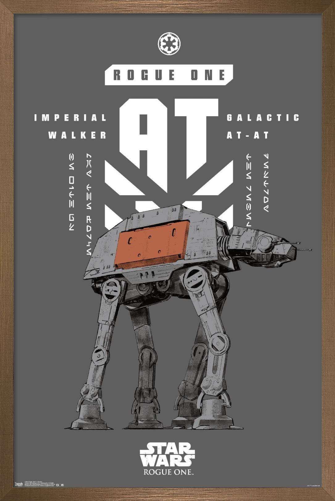 Star Wars: Rogue One - Banner Wall Poster, 14.725" x 22.375", Framed