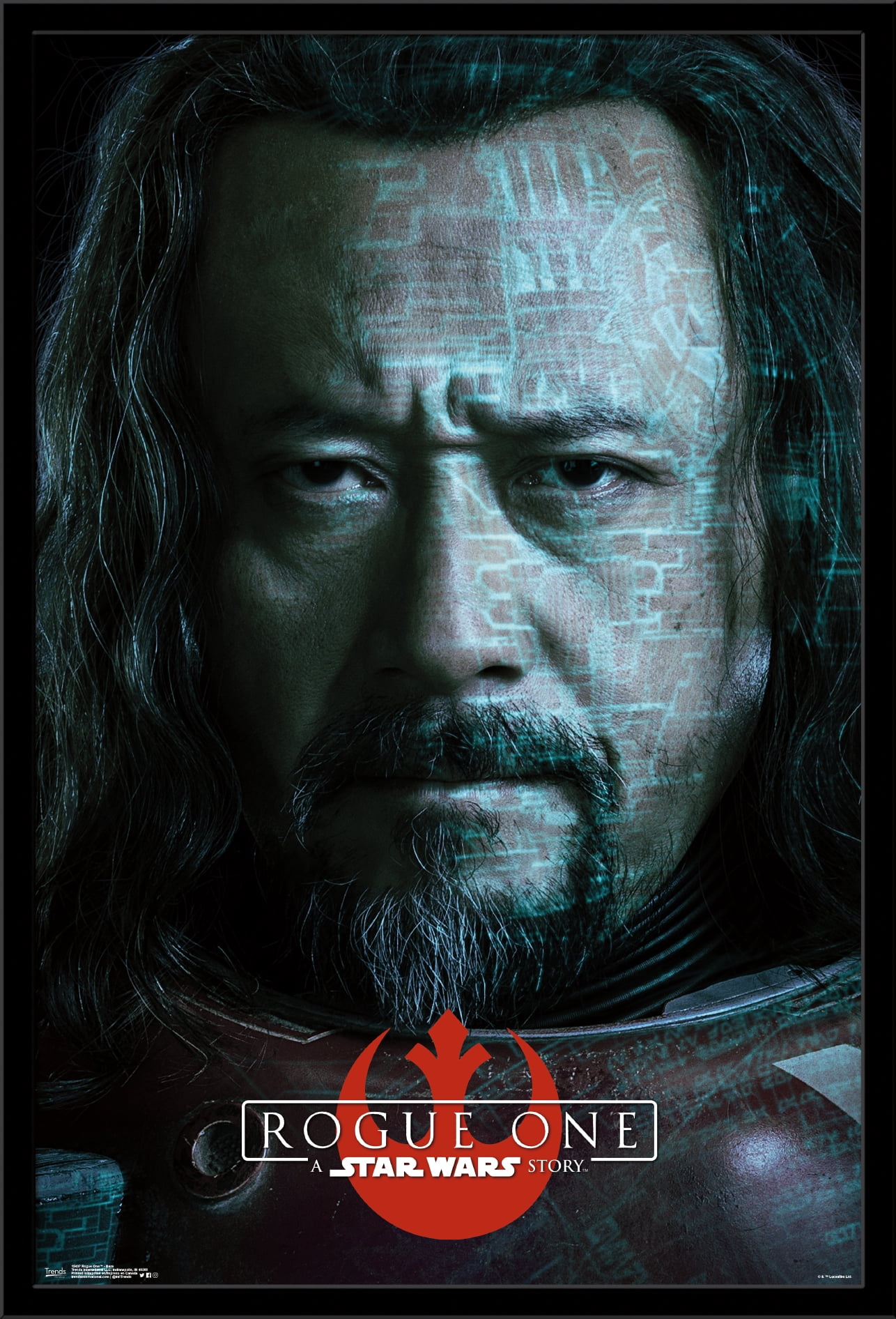 Star Wars: Rogue One - Baze Wall Poster, 22.375" x 34", Framed