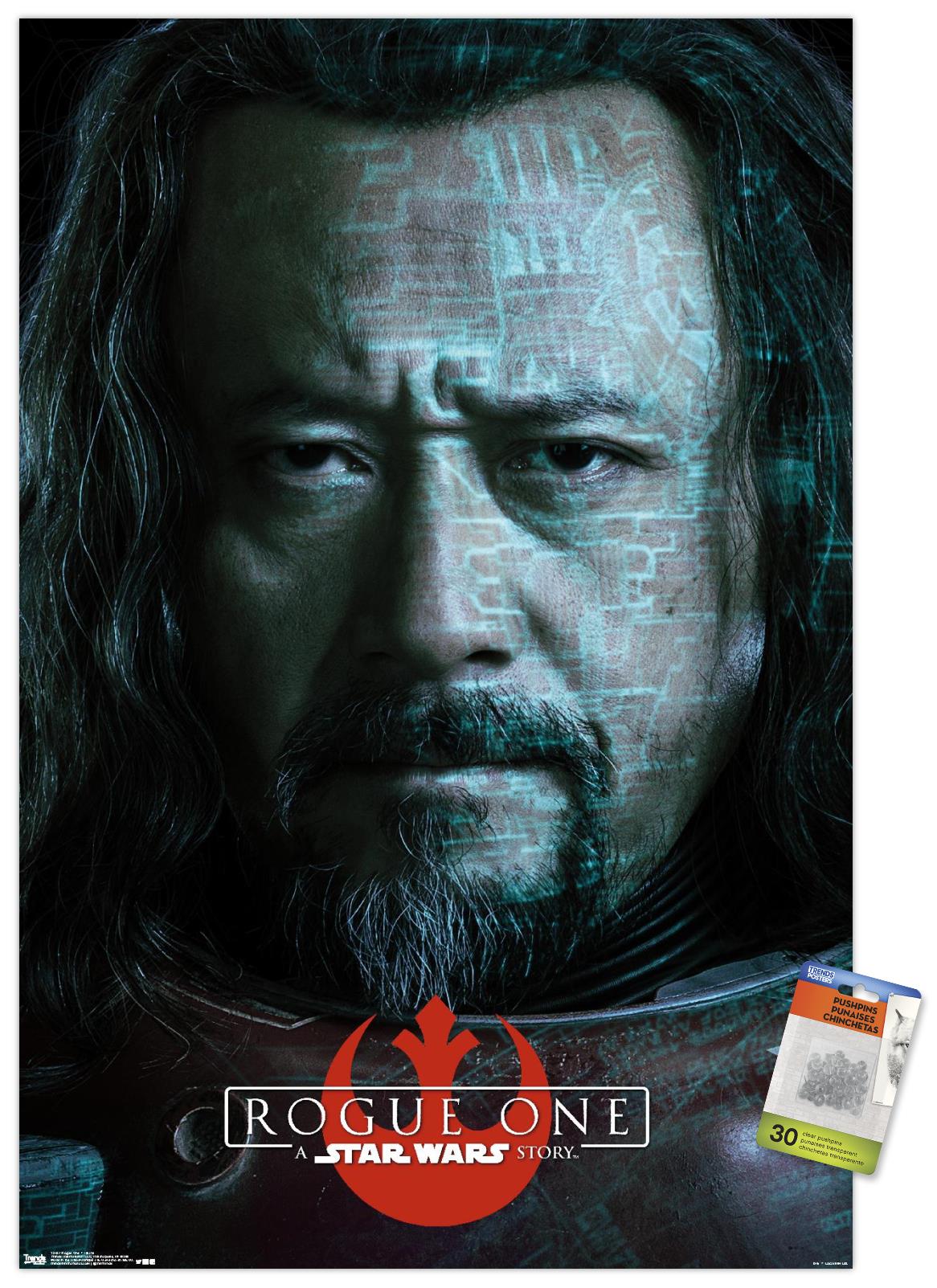 Star Wars: Rogue One - Baze Wall Poster with Push Pins, 22.375" x 34"