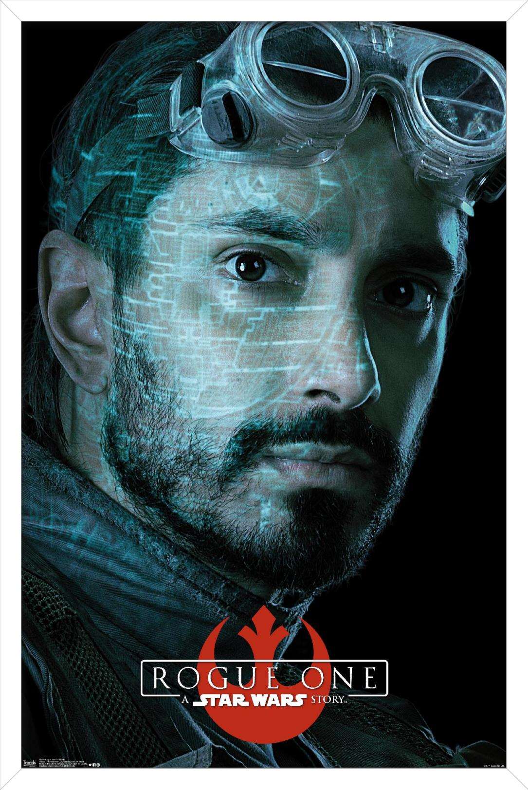 Star Wars: Rogue One - Bodhi Wall Poster, 14.725" x 22.375", Framed