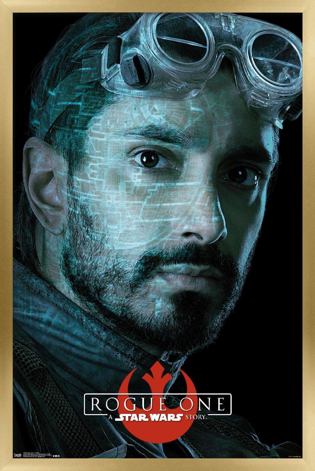 Star Wars: Rogue One - Bodhi Wall Poster, 22.375" x 34", Framed