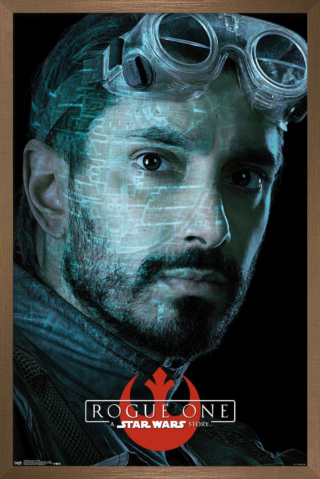 Star Wars: Rogue One - Bodhi Wall Poster, 22.375" x 34", Framed
