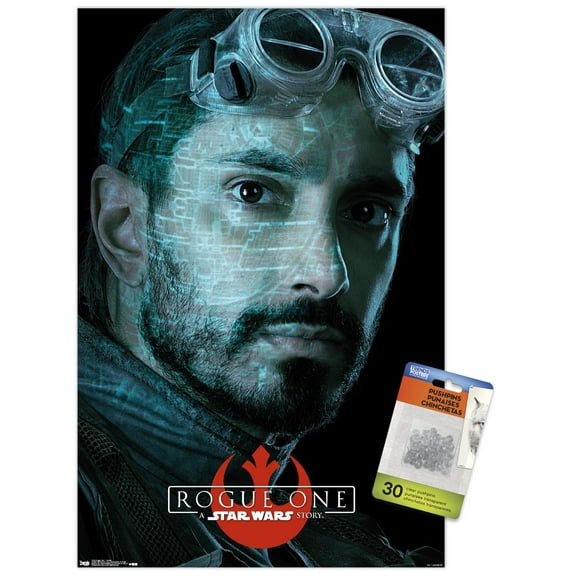 Star Wars: Rogue One - Bodhi Wall Poster with Push Pins, 14.725" x 22.375"