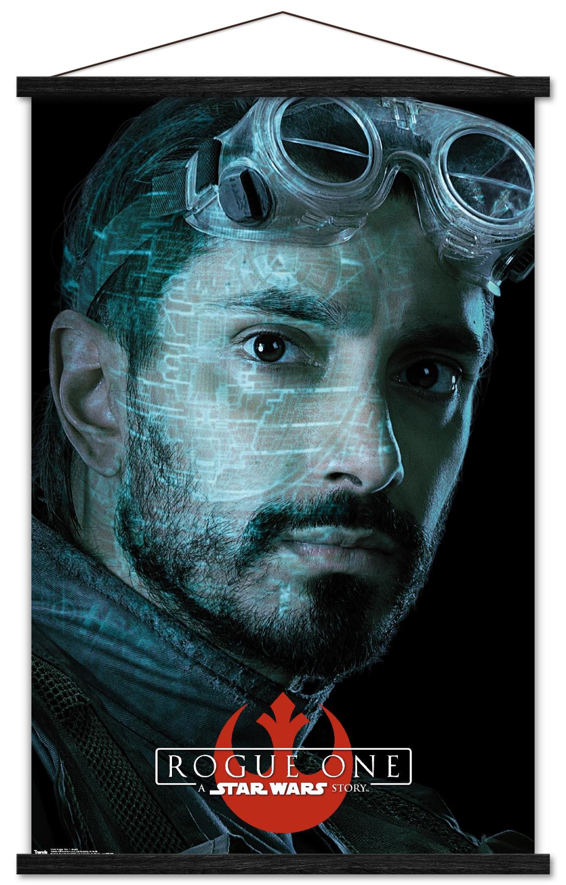 Star Wars: Rogue One - Bodhi Wall Poster with Wooden Magnetic Frame, 22.375" x 34"