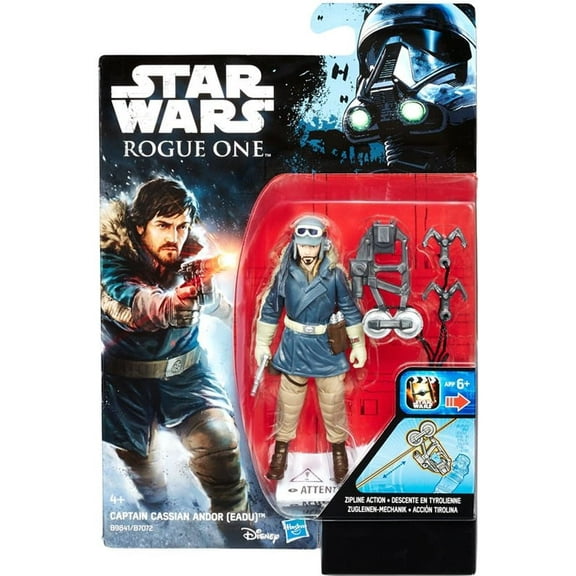 Star Wars Rogue One Captain Cassian Andor (Eadu) Action Figure 3.75 inch (NON-MINT PACKAGE)