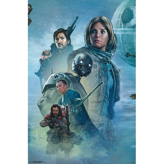 Star Wars: Rogue One - Celebration Mural Wall Poster, 22.375" x 34"