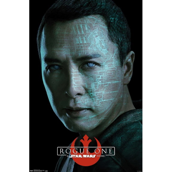 Star Wars: Rogue One - Chirrut Wall Poster, 14.725" x 22.375"