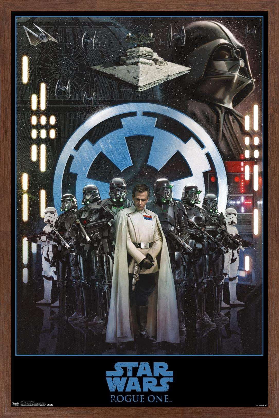 Star Wars: Rogue One - Empire Wall Poster, 14.725" x 22.375", Framed
