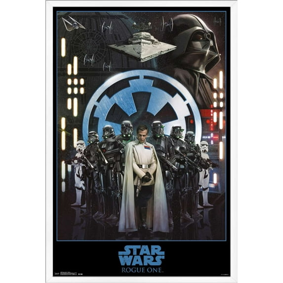 Star Wars: Rogue One - Empire Wall Poster, 22.375" x 34", Framed