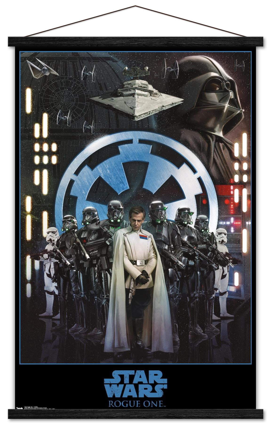 Star Wars: Rogue One - Empire Wall Poster with Wooden Magnetic Frame, 22.375" x 34"